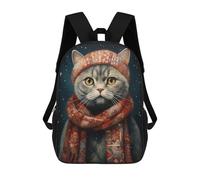 sinyumoney Cat Portrait Painting Mochilas Infantiles Escolares Impresas En 3D, Mochilas Para Niños, Mochilas De Viaje Para Niños Y Niñas, Mochilas Escolares Para Niños 17inch