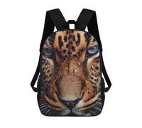 sinyumoney Cat Walking in Grass Mochila Escolar, Mochila Escolar Impreso 3D Mochila Portátil Para Niños Y Niñas Para Niños/Estudiantes/Adultos, Cute Wet Leopard, 17"
