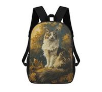 sinyumoney Cats Elegance Mochilas Infantiles Impresas En 3D, Mochilas De Moda Informales, Mochilas De Viaje Bonitas, Mochilas Informales Para Exteriores Para Niños Y Niñas 17inch