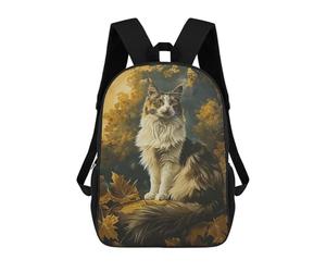 sinyumoney Cats Elegance Mochilas Infantiles Impresas En 3D, Mochilas De Moda Informales, Mochilas De Viaje Bonitas, Mochilas Informales Para Exteriores Para Niños Y Niñas 17inch