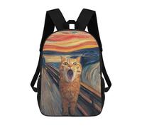 sinyumoney Cat's Emotional Journey Mochila Escolar Para Ordenador Portátil Para La Escuela/trabajo/viajes: Perfecta Para Viajes, Trabajo Y Uso Diario 17inch