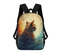 sinyumoney Cats Nature Mochila Escolar, Mochila De Viaje, Mochila Universitaria Para Niños/niñas/adolescentes 17inch