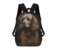 sinyumoney Cavalier King Charles Mochila Infantil Para Niñas, Mochila Escolar 3D, Mochila Para Niños Pequeños, Mochila Informal De Día, Mochila Escolar De Moda 17inch