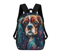 sinyumoney Cavalier King Charles Span Mochila Escolar Infantil Impresa En 3D Para Niños, Mochilas De Viaje, Bolsas Para Libros Para Niños Estudiantes De Primaria 17inch