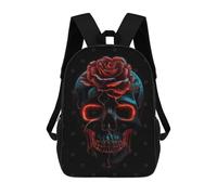 sinyumoney Celebrate Life Sugar Skull Mochila Escolar Infantil Impresa En 3D Para Niños, Mochila De Viaje De Alta Capacidad, Bolsas Para Libros, Mochila Escolar Infantil 17inch
