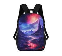 sinyumoney Celestial Dreamscape Mochilas Para Niños Mochila Escolar De Moda Mochila Escolar Impresa En 3D Para Niños Estudiantes De Primaria Y Secundaria 17inch