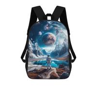 sinyumoney Celestial Landscape Mochilas Para Niños Mochila Escolar De Moda Mochila Escolar Impresa En 3D Para Niños Estudiantes De Primaria Y Secundaria 17inch