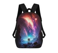 sinyumoney Celestial Nebula Lovers Mochilas Para Niños Mochila Escolar Mochila Escolar Impresa En 3D Mochilas Escolares De Moda Para Niños De Primaria Y Secundaria 17inch