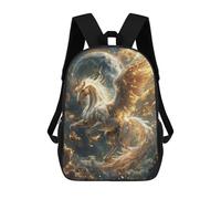 sinyumoney Celestial Pegasus Ascend Mochilas Escolares Resistentes Al Agua Mochila Escolar De Negocios - Perfecta Para Viajes, Trabajo Y Uso Diario 17inch