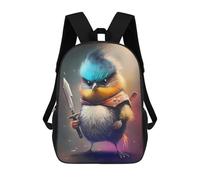 Sinyumoney Celestial Realms Mochila Niño, Mochila Impresa 3D Para Niños Y Adolescentes, Ángel de bebé, 17"
