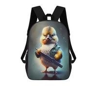 Sinyumoney Celestial Realms Mochila Niño, Mochila Impresa 3D Para Niños Y Adolescentes, Novato Baby Duck, 17"