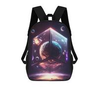 Sinyumoney Celestial Realms Mochila Niño, Mochila Impresa 3D Para Niños Y Adolescentes, Star Seed, 17"