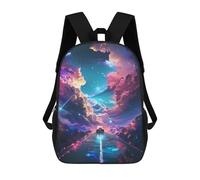 sinyumoney Celestial Roadtrip Mochila Escolar, Mochila Infantil Para Niños Y Adolescentes, Regalos, Mochilas De Día Con Impresión 3D, Mochila Escolar, Mochila Para Libros 17inch