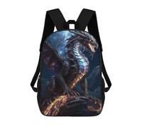 sinyumoney Celestial Serpent Mochilas Para Niños Mochila Escolar Mochila Escolar Impresa En 3D Para Niños Estudiantes De Primaria Y Secundaria 17inch