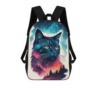 sinyumoney Celestial Whiskers Mochilas Mochilas Infantiles Mochila Escolar Mochila Escolar Infantil Impresa En 3D Mochilas De Viaje De Moda Para Niños De Primaria Y Secundaria 17inch