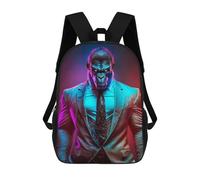 sinyumoney CEO Gorilla in Suit Mochila Ronaldo, Mochila Infantil, Mochila Escolar Para Estudiantes, Mochila Para Libros, Mochila Escolar Impresa En 3D Para Niños Y Niñas, 17inch