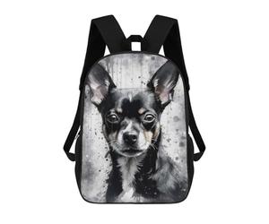 sinyumoney Charming Chihuahua Dog Mochila Escolar Ligera Para Aeropuerto, Estudiantes Universitarios, Mochila Para Hombres, Mujeres Y Adolescentes 17inch
