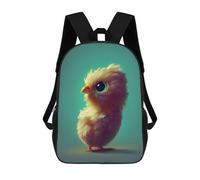 sinyumoney Charming Feathered Chick Mochila Infantil De Moda Divertida Mochila Escolar Para Niños Y Adolescentes Con Impresión 3D Para Niños 17inch