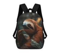 sinyumoney Charming Sloth Mochila Infantil, Mochila Escolar Impresa En 3D, Mochila Para Niños Y Niñas, Mochila Escolar Ajustable Para La Escuela Primaria 17inch