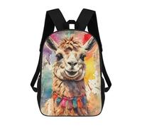 sinyumoney Cheeky Llama with Colorful Tassels Mochila Escolar/de Negocios Resistente Para Portátil Para Niños/niñas/adolescentes 17inch