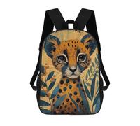 sinyumoney Cheetah Abstract Painting Mochila Infantil Para Niñas Y Niños, Mochila De Día, Escuela Primaria, Perfecta Para La Vuelta Al Cole O Educación Física, Regalos Y Viajes 17inch