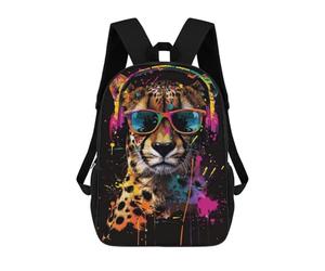 sinyumoney Cheetah Colorful Mochila De Negocios Resistente Para Portátil Para La Escuela/trabajo/viajes 17inch