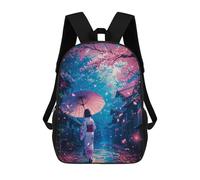 sinyumoney Cherry Blossom Girl Anime Mochila Escolar Infantil Impresa En 3D Mochila De Viaje De Alta Capacidad Bolsas Para Libros Mochila Infantil 17inch