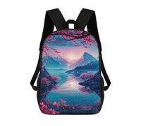 sinyumoney Cherry Blossom Japan Mochila Escolar Mochilas Escolares Para Niñas Y Niños Mochila Con Bolsillo Mochila Escolar De Moda Mochila Infantil 17inch