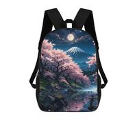 sinyumoney Cherry Blossom Japanese Mochila Escolar Infantil Estampada Para Adultos Y Niños, Mochila De Viaje Para El Día A Día 17inch