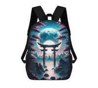 sinyumoney Cherry Blossom Lake Mochila Infantil De Moda Divertida Mochila Escolar Para Niños Y Adolescentes Con Impresión 3D Para Niños 17inch