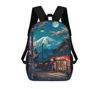 sinyumoney Cherry Blossom Night in Japan -2 Mochilas Infantiles Impresas En 3D De 17 Pulgadas. Mochila Escolar Informal Impresa En 3D Para Niños De Primaria Y Secundaria.