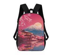 sinyumoney Cherry Blossom Serenity Scene Mochilas Infantiles Mochila Escolar Impresa En 3D Para Niños Mochilas De Viaje Bolsas Para Libros Para Niños 17inch Mochila Escolar