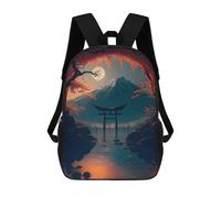 sinyumoney Cherry Blossom Torii Gate Mochilas Para Niños Mochila Escolar Mochila Escolar Impresa En 3D Mochilas Escolares De Moda Para Niños De Primaria Y Secundaria 17inch