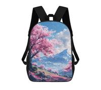 sinyumoney Cherry Blossom Tree Lofi Mochila, Mochila Escolar Impresa En 3D, Bolsa Para El Almuerzo Escolar, Mochila De Viaje, Mochila Para Amigos, Mochila Escolar Para Niñas Y Niños 17inch