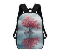 sinyumoney Cherry Sakura Tree Of Life Mochila Escolar/de Negocios, Resistente, Para Portátil, Para La Escuela/trabajo/viajes 17inch