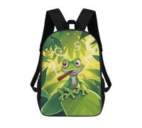 sinyumoney Chill Gecko with Cigar Mochila Escolar Resistente Al Agua, Mochila De Viaje, Bolsa Para Computadora - Perfecta Para Viajes, Trabajo Y Uso Diario 17inch