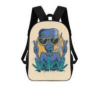 sinyumoney Chill with Cannabis Leaf Mochila Escolar Ligera Para Aeropuerto Y Estudiantes Universitarios Para Hombres/mujeres 17inch