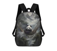sinyumoney Chilling Panda in Hammock Mochila Escolar Impermeable Para Ordenador, Ideal Para El Campus, Actividades Al Aire Libre, Viajes Y Deportes 17inch