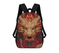 sinyumoney Chinese Dragon Artwork Mochilas Escolares, De Viaje Y Universitarias Para La Escuela/trabajo/viajes 17inch