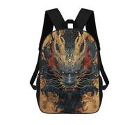 sinyumoney Chinese Dragon Mochila Escolar, De Negocios, Resistente, Para Portátil, Para Camping, Aventuras Al Aire Libre Y Viajes Diarios 17inch