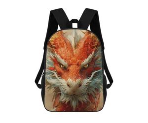 sinyumoney Chinese Lunar Dragon Mochila Escolar, Mochila Para Portátil, Mochila Para Camping, Aventuras Al Aire Libre Y Viajes Diarios 17inch