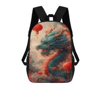 sinyumoney Chinese New Year Dragon Artwork Mochilas Escolares, De Viaje Y Universitarias Para Hombres, Mujeres Y Adolescentes 17inch