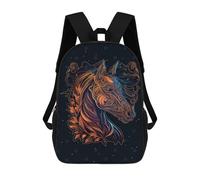 sinyumoney Chinese New Year Horse Mochila De Viaje Para La Universidad, Mochilas Para El Campus, Viajes Al Aire Libre Y Deportes 17inch