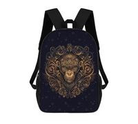 sinyumoney Chinese New Year Monkey Mochilas Escolares Ligeras Para Aeropuerto, Estudiantes Universitarios, Mochila Para Acampar, Aventuras Al Aire Libre Y Viajes Diarios 17inch