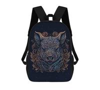 sinyumoney Chinese New Year Pig Mochila Escolar Para El Trabajo, Negocios, Universidad Y Escuela Para Niñas Y Adolescentes 17inch