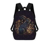 sinyumoney Chinese New Year Rabbit Mochila Escolar Para El Trabajo, Negocios, Universidad Y Escuela Para Niñas Y Adolescentes 17inch
