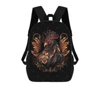 sinyumoney Chinese New Year Rooster Mochilas Infantiles Escolares Impresas En 3D, Mochilas Para Niños, Mochilas De Viaje Para Niños Y Niñas, Mochilas Escolares Para Niños 17inch