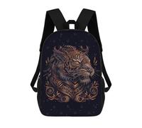 sinyumoney Chinese New Year Tiger Mochila Escolar Resistente Al Agua, Mochila Escolar De Negocios Para Niñas, Niños Y Adolescentes 17inch