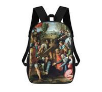 sinyumoney Christ Falling by Raphael Mochila Escolar Infantil Impresa En 3D Para Niños, Mochila De Viaje De Alta Capacidad, Bolsas Para Libros, Mochila Escolar Infantil 17inch
