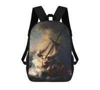 sinyumoney Christ in The Storm Mochila Escolar Infantil Impresa En 3D Para Niños, Mochilas De Viaje De Alta Capacidad, Bolsas Para Libros, Mochila Escolar Infantil 17inch
